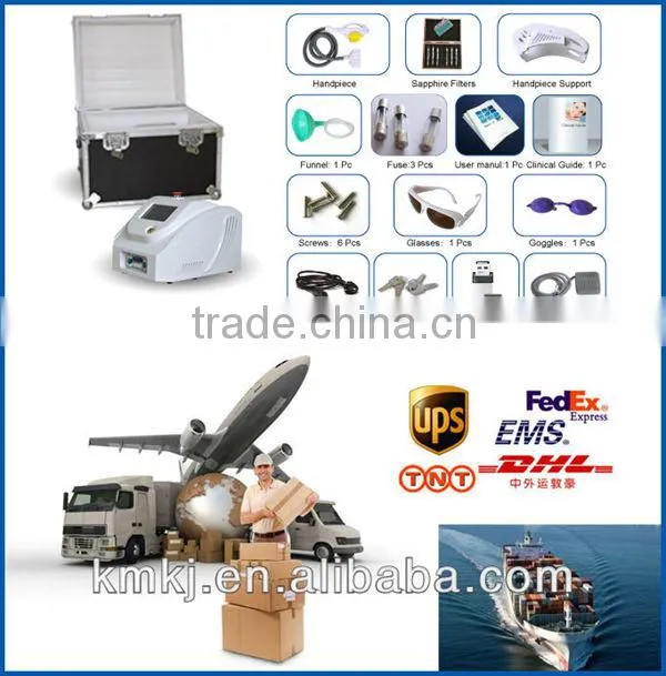 Free shipping ipl red veins removal machine with 5 sapphire filters (CE ISO)