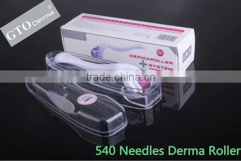 Anti aging microneedle therapy system 540 titanium derma roller