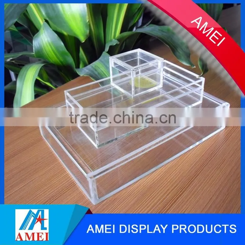Professional manufacturer and cheap clear square acrylic shoe display box