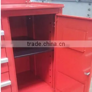 Mobile Roller Tool Cabinet Trolley with door drawers