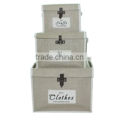 China Retro Gunny Storage box,zakka groceries,jewelry box(BBHT010)