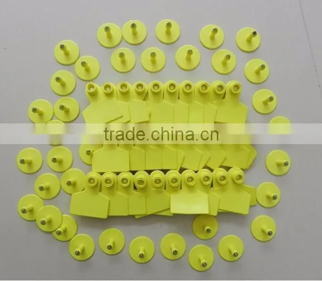single ear tag with plastic pin TPU animal ear tag for cattle