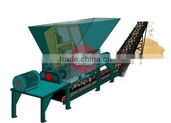 biomass wood chipper machine industrial waste pallet shredder chipper