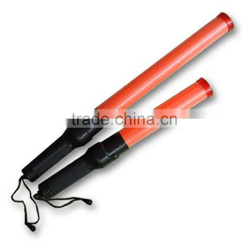 Police traffic flashlight baton rechargeable plastic hand baton LED Torch Light Baton