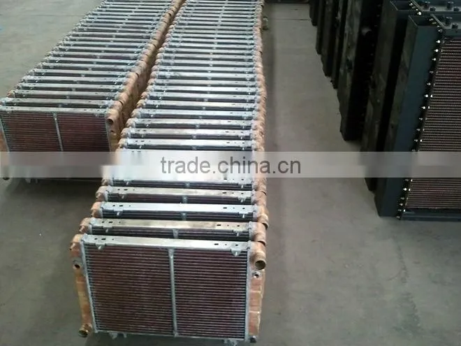 heavy equipment excavation oil cooler radiator