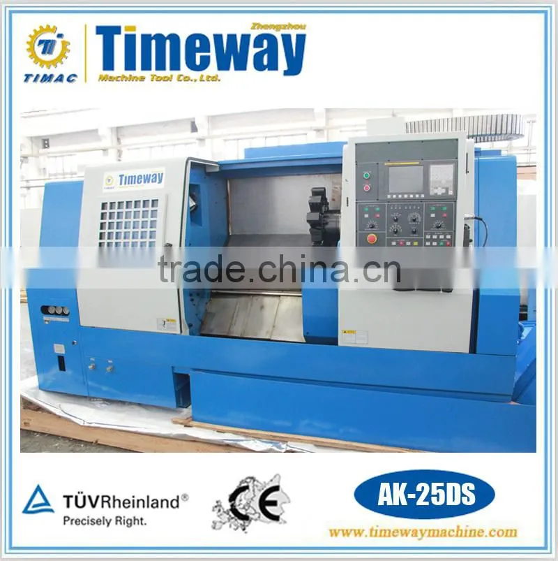 Double Spindle CNC Lathe Machine AK-25DS