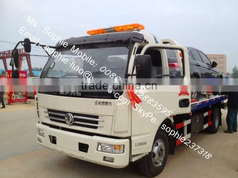 dongfeng mini tow truck wrecker,sliding rotator wrecker tow truck