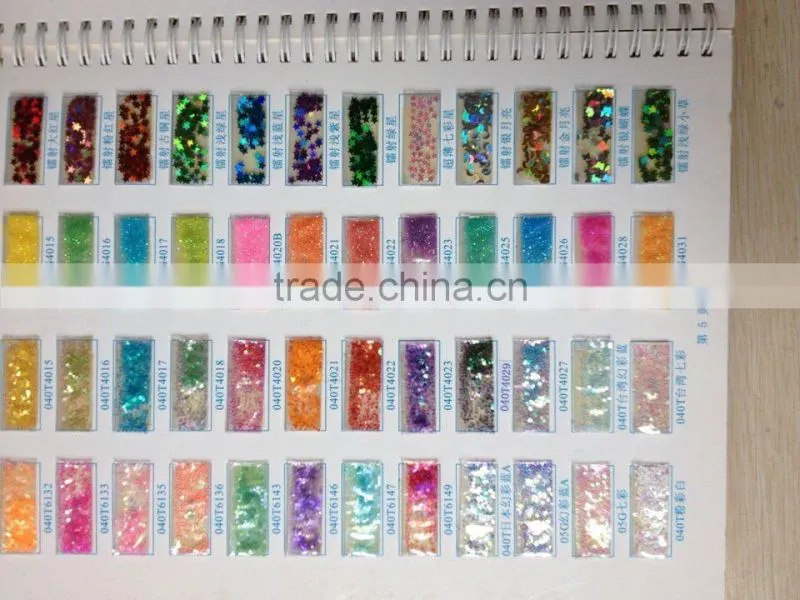 Nail art acrylic uv gel glitters powder