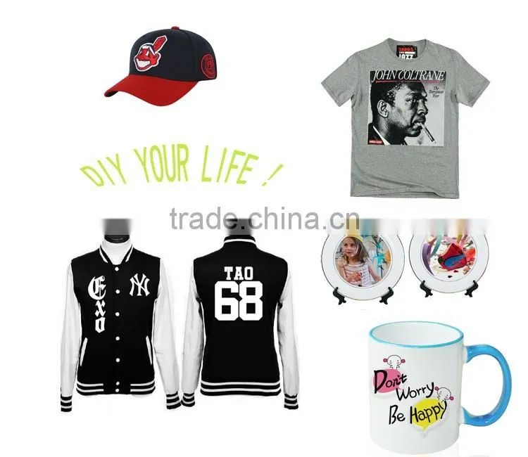 Digital 8IN1 heat transfer printing printer printing press machine for mug shirt plate cap