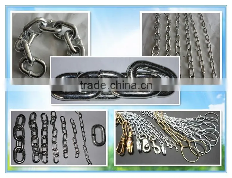 1/4" 1/2" 3/4" long chain with gunny bag or plastic bucket