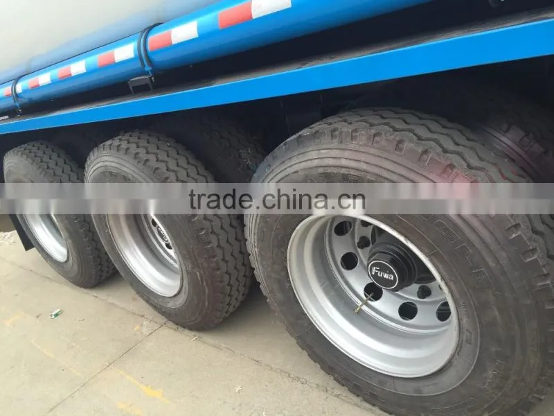 3axles 47.3cbm Fuel Tank Truck Refuel Tank Trailer Truck Oil Tank Truck Mobile Fuel Trailers Road Tankers