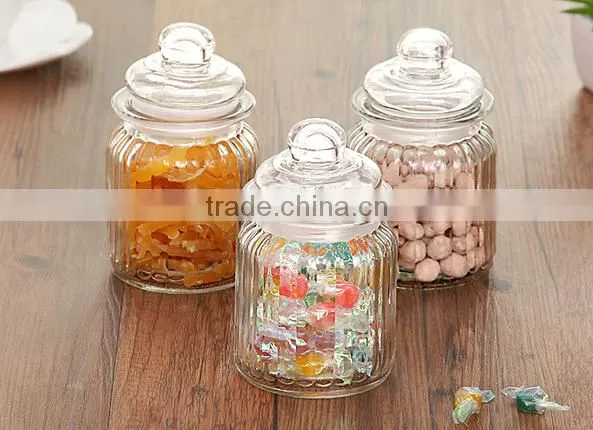 Glass Storage Jar(HLTH-S061)