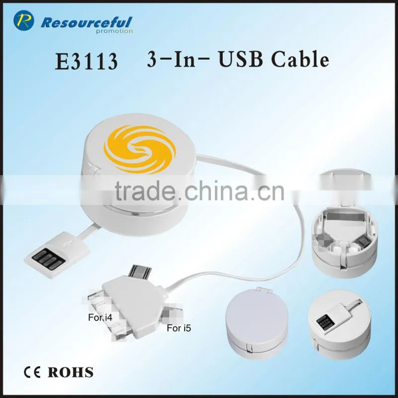 Newest item usb date cable,retractable usb cable for cell phone