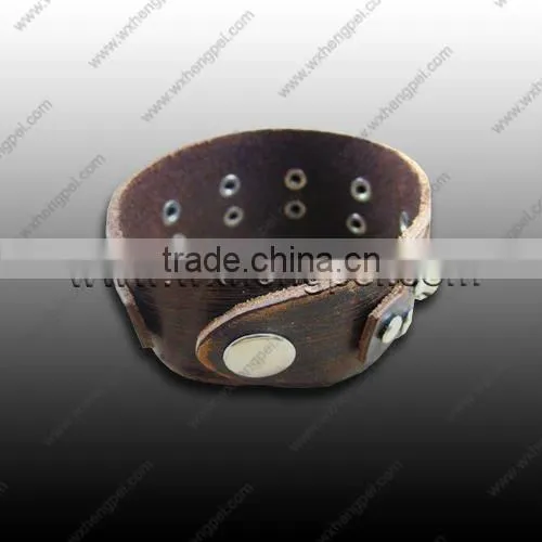 cowhide bracelet