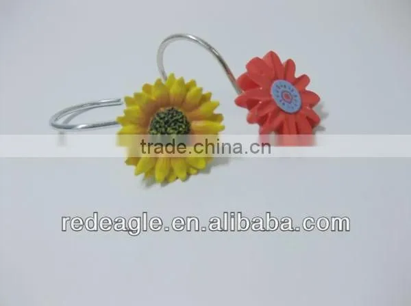 Seasell series polyesin decorative shower curtain hooks