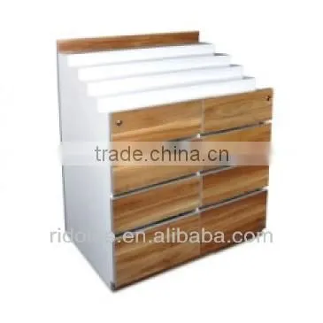 Nail polish organizer case display with cabinet wholesale products for manicure wholesale art supplies TKN-D51219H & TKN-51219