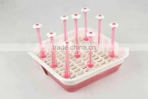 Square shaped plastic cup holder