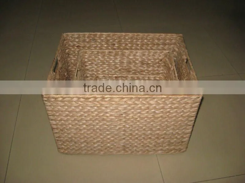 china straw corn husk basket for sale