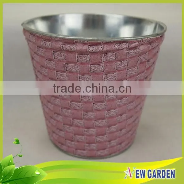 Amazing Price Beautiful Leather And Metal Decorative Vases For Hotels
