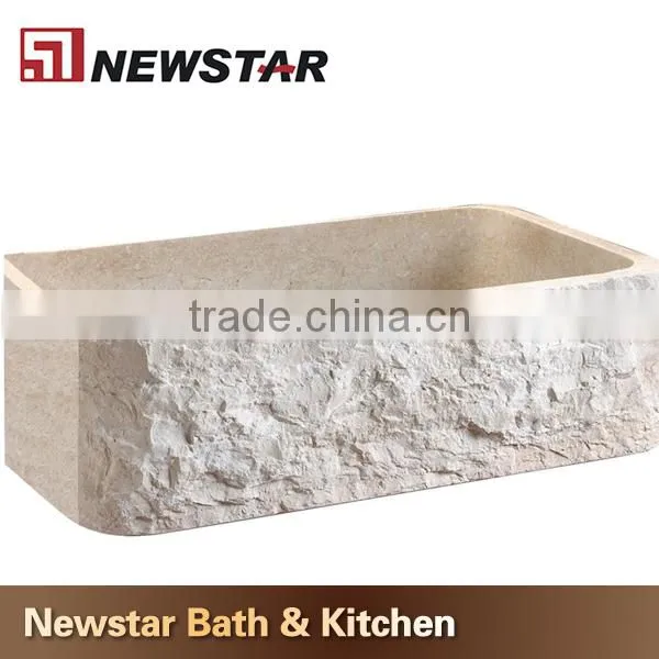 Chinese hot sales square marble counter top wash basin