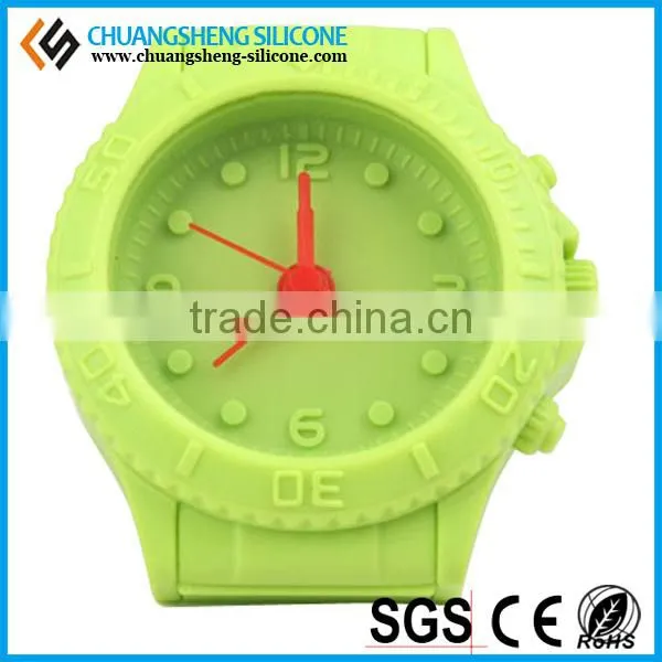 unbreakable silicone alarm clock, silicone wall clock, silicone table clock