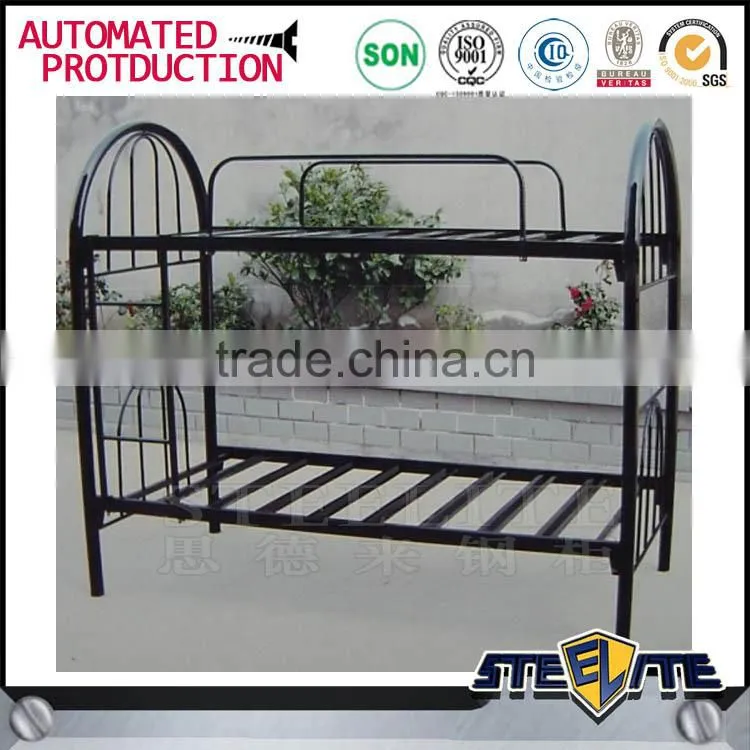 Dormitory furniture cheap metal double metal sheet tube metal bunk bed for adults