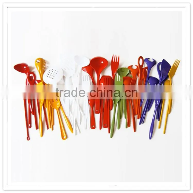 Different color home plastic custom made kitchenware in melamine material