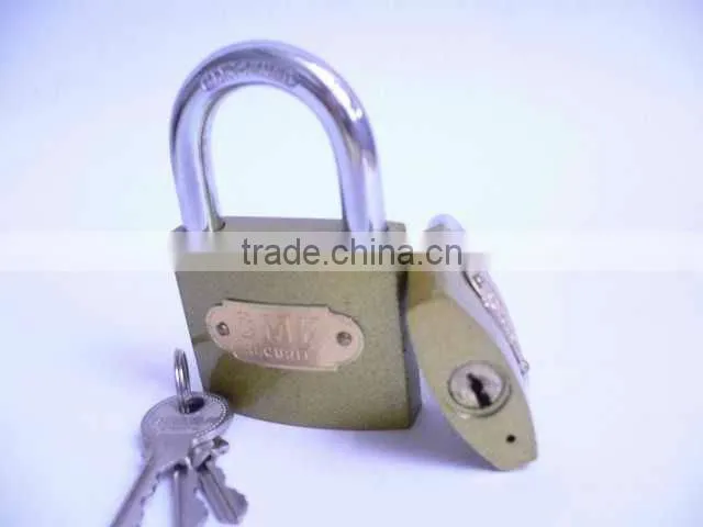 Painted Middle type Iron Padlock