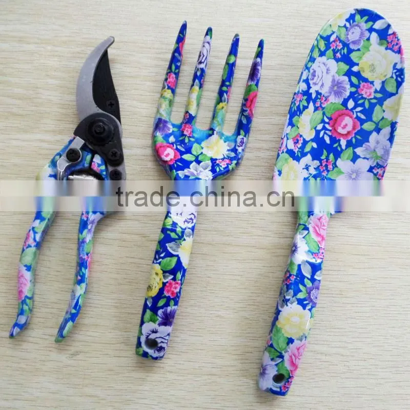 Decorative lady flower garden tool pruning shear & pruner scissor