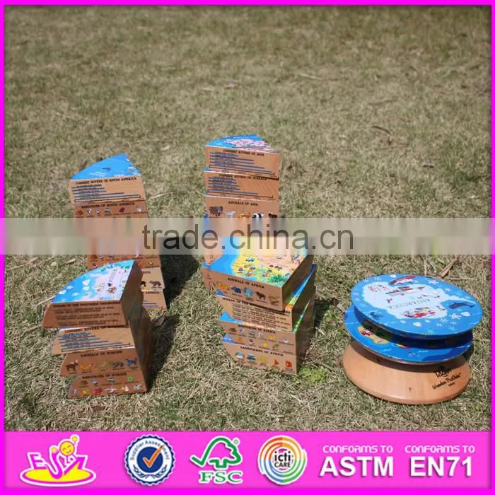 Best intelligent children wooden 3d puzzle ball W14G038