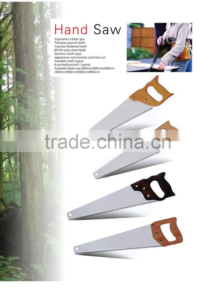 QJ-JH09 Double color hand tools high quality hand saw