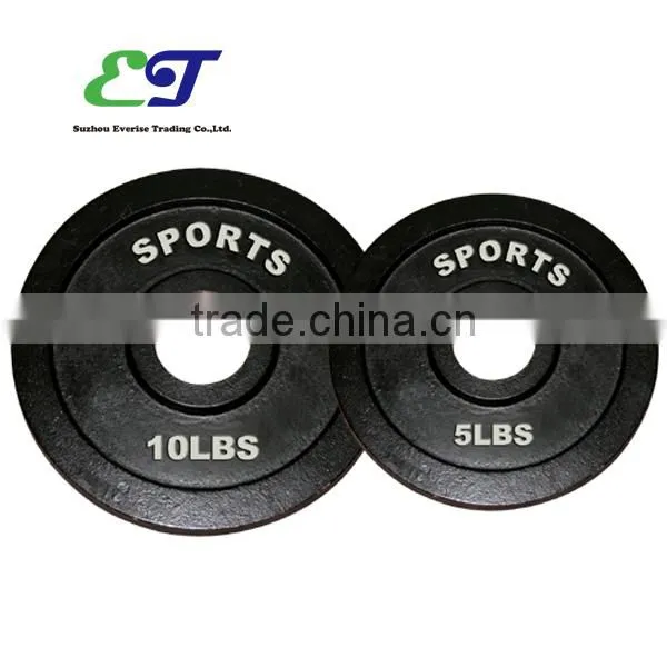 10 lbs / 5 lbs Olimpic bumper plates / black weight barbell plates