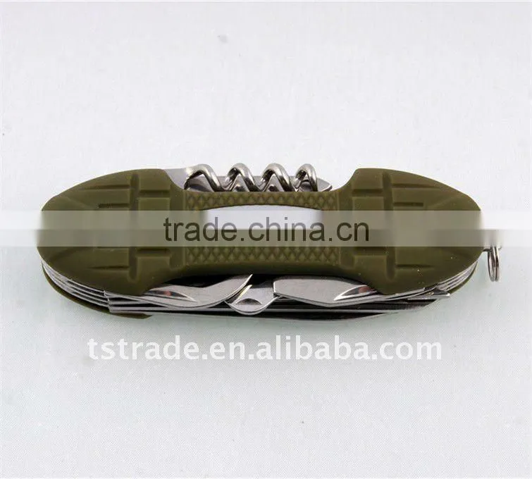 2014 "STOCK" Pocket stainless steel multi function folding strider knife KF5011PR