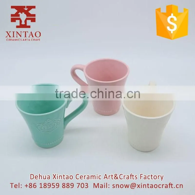 Hotel and restaurant Full Decal Ceramic mug Creative New design pink mug