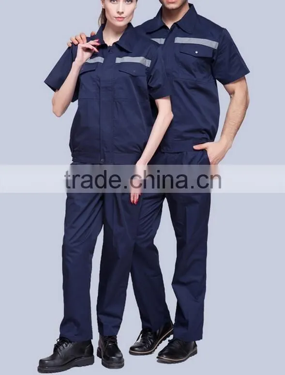 bulk sale blank high quality cotton polyester workwear uniform
