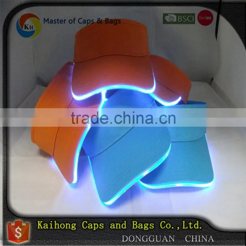 2015 Hot selling LED baseball cap with LED light hat