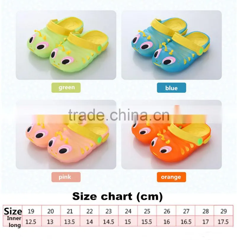 Shuoyang 2017 New Fashion Cute Sandals Summer Children Baby Slippers Animal Cartoon Style EVA child Shoes slipper