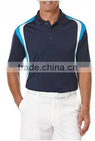 Men's Short Sleeve Performance Ventilated Block Polo Shirt