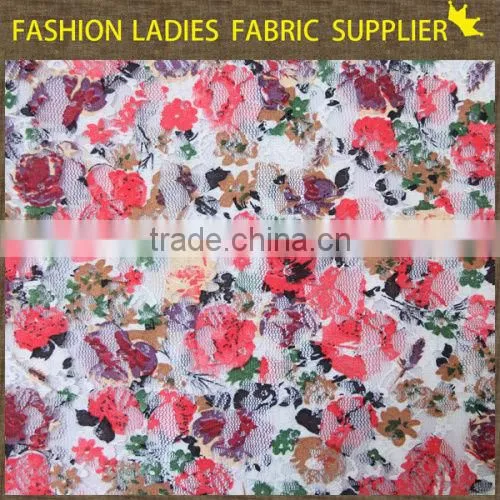 woven stretch indian upholstery silk fabric china embroidery lace
