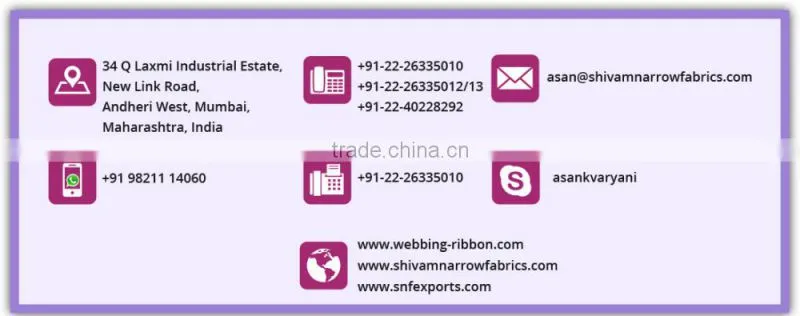 Polyester Webbing with Various Color