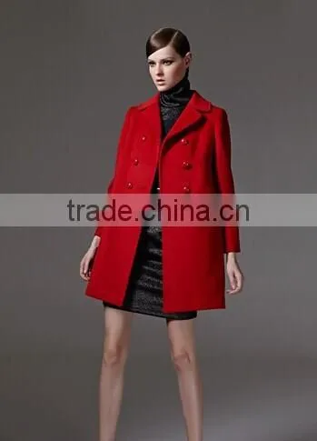 2014 winter hot selling good women overcoat