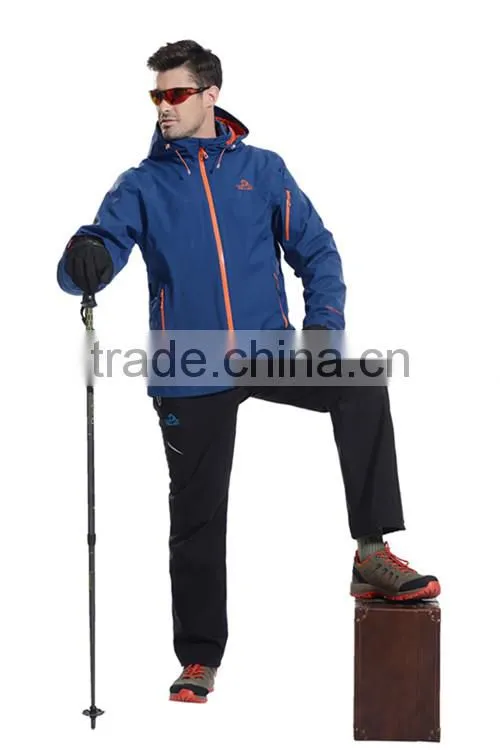 New style travel warm winter mens clothing outdoor jacket with hoodie