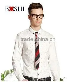 2015 New Stylish England Style Tops For Solid White Linen Leisure Shirt