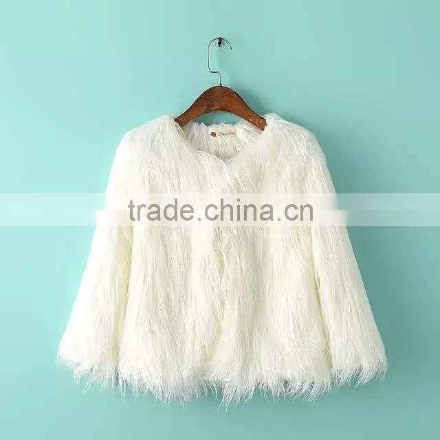 2017 fake fur new autumn and winter women fur fur coat long sleeves women sweater coat