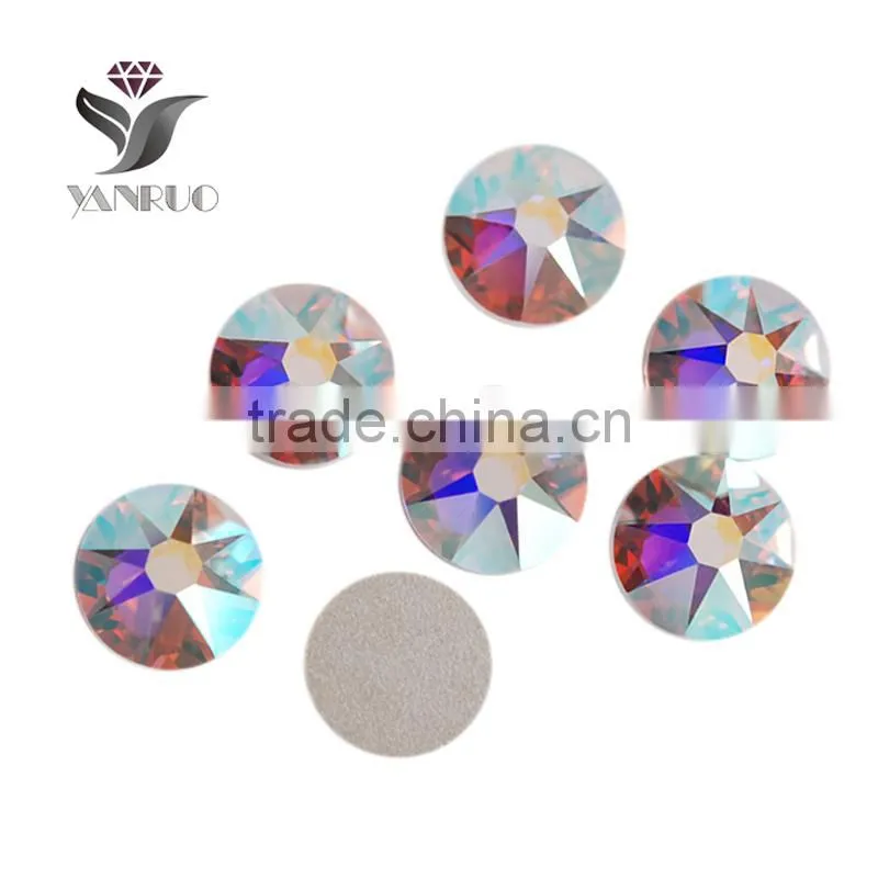 Wholesale ss6/ss10/ss16/ss20/ss30/ss40 Crystal AB DMC Hotfix Rhinestones For Decoration