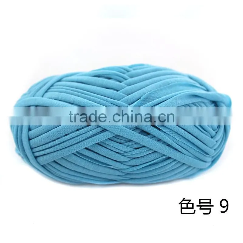 China fabric yarn factory hot wholesale fashion t shirt yarn for hand knitting