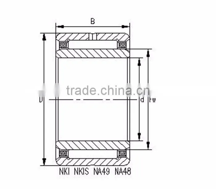 NA4906 chinese bearing factory directly sale needle bearing