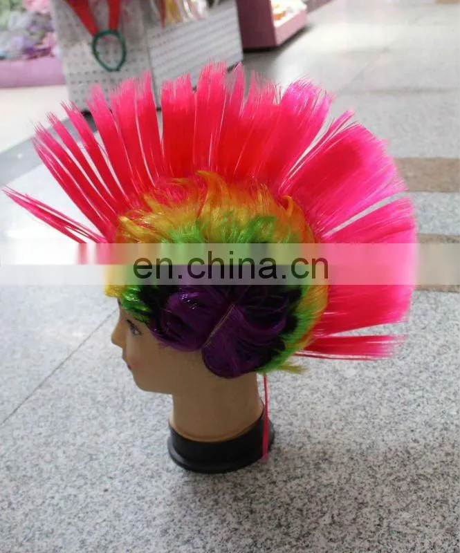 party carnival fans wigs