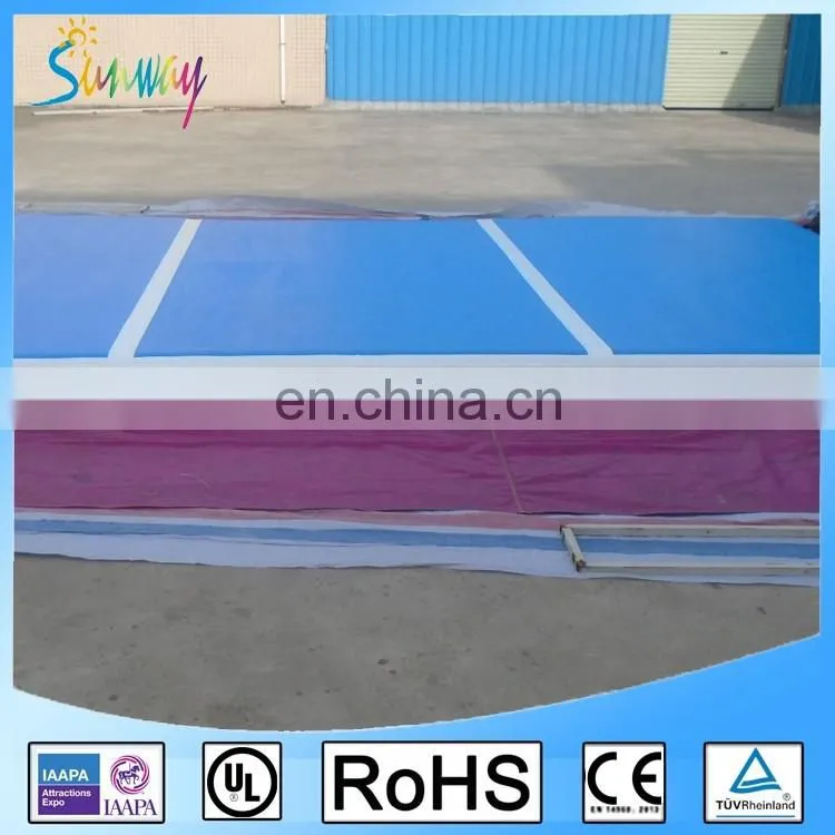 Sunway Factory Gymnastic Air Tumble Track Mat for Sale Air Track for Gym