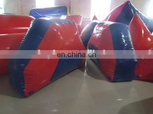Used paintball bunkers,inflables paintball race air bunkers